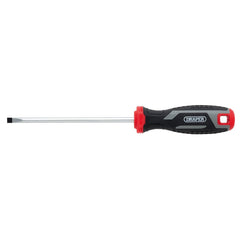 Draper Slotted Parallel Soft Grip Screwdriver, SL5.5 x 125mm  13389