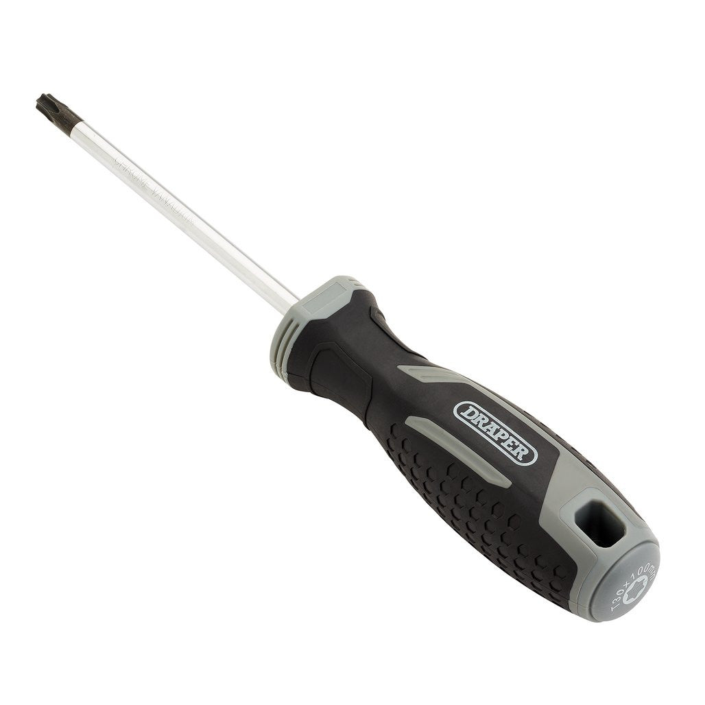 Draper TX-STAR® Soft Grip Screwdriver, T30 x 100mm  13404