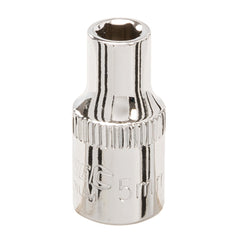 Silverline Socket 1/4" Drive 6pt Metric 134082