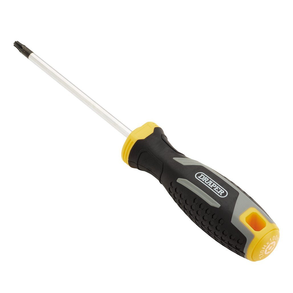 Draper TX-STAR® Tamperproof Soft Grip Screwdriver, T20H x 100mm  13410
