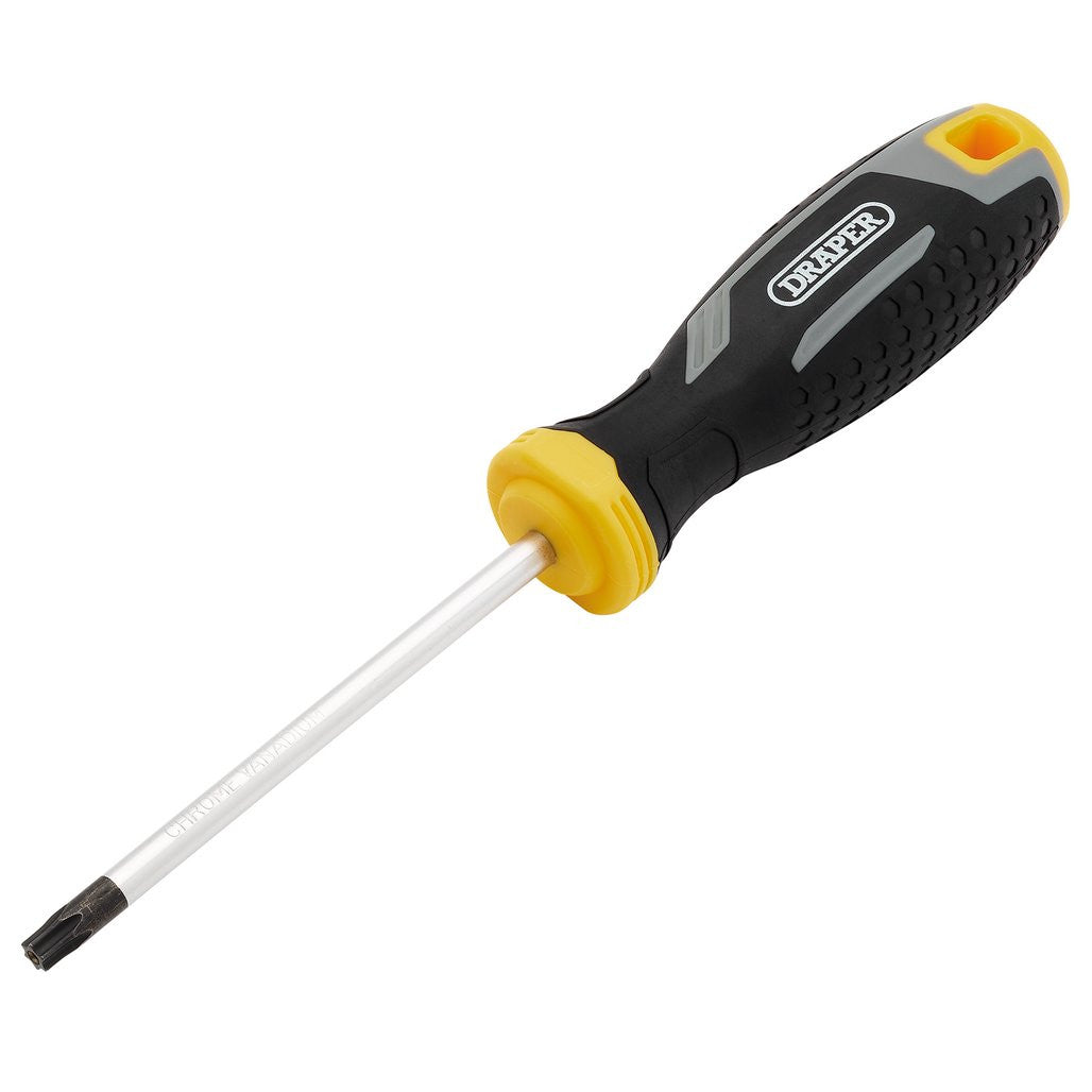 Draper TX-STAR® Tamperproof Soft Grip Screwdriver, T30H x 100mm  13424