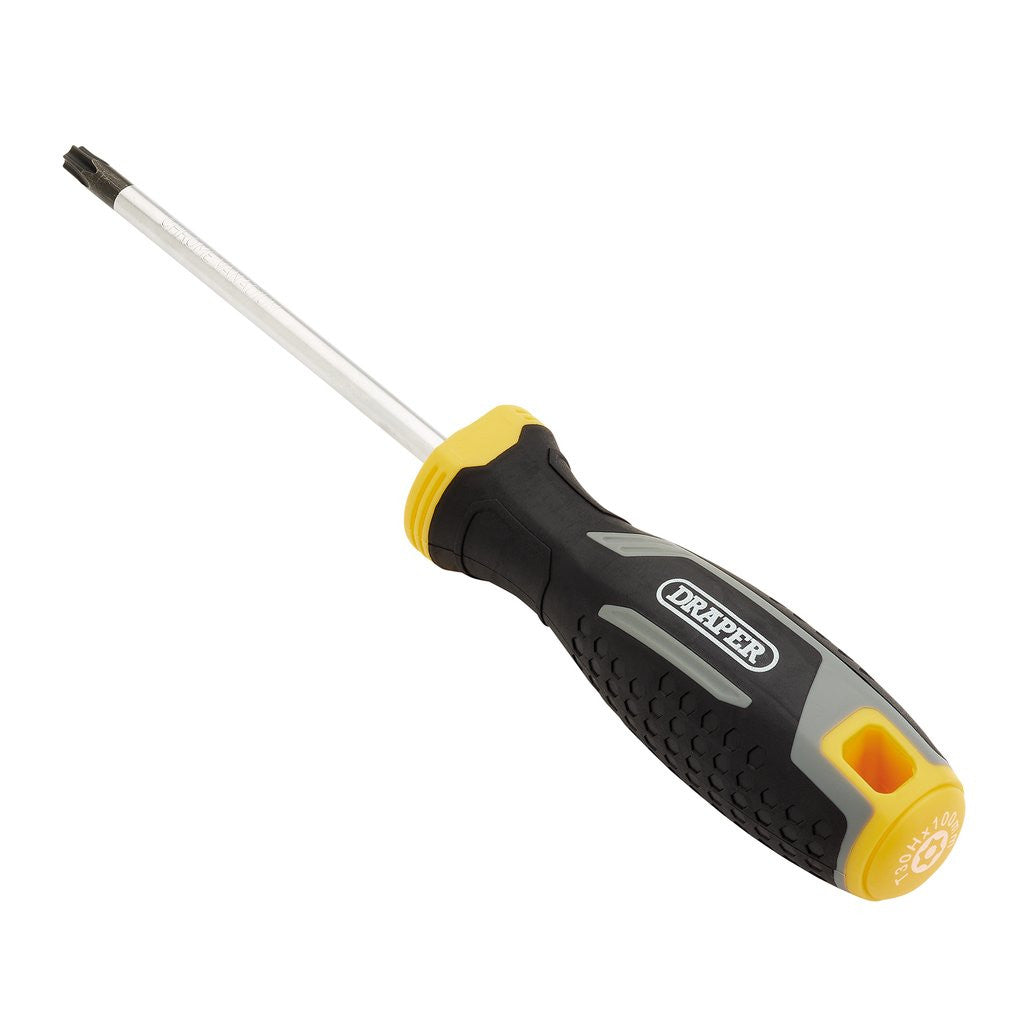Draper TX-STAR® Tamperproof Soft Grip Screwdriver, T30H x 100mm  13424