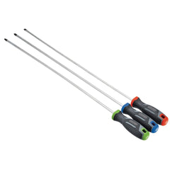 Draper Long Reach Soft Grip Screwdriver Set (3 Piece)  13429