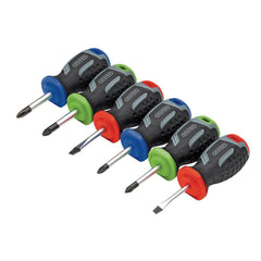 Draper Stubby Soft Grip Screwdriver Set (6 Piece)  13432