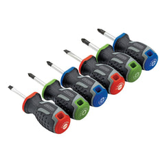 Draper Stubby Soft Grip Screwdriver Set (6 Piece)  13432