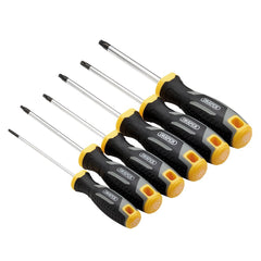 Draper TX-STAR® Tamperproof Soft Grip Screwdriver Set (6 Piece)  13435