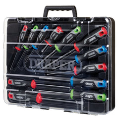 Draper Soft Grip Screwdriver Set (12 Piece)  13436