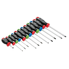 Draper Soft Grip Screwdriver Set (12 Piece)  13436