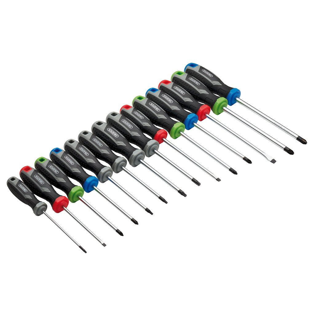 Draper Soft Grip Screwdriver Set with TX-STAR® (14 Piece)  13437
