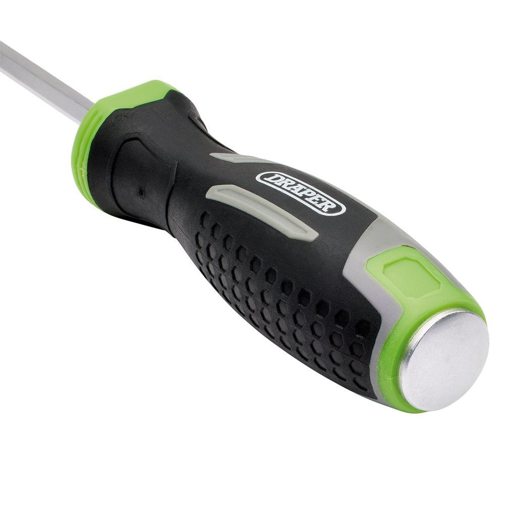 Draper Pound Thru Pozi Soft Grip Screwdriver, PZ1 x 100mm  13447
