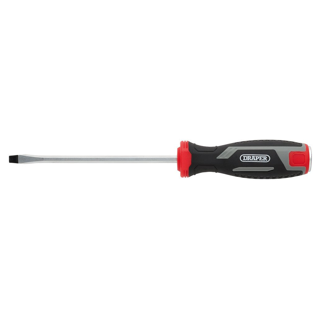 Draper Pound Thru Slotted Soft Grip Screwdriver, SL5.5 x 125mm  13461