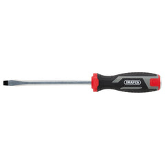 Draper Pound Thru Slotted Soft Grip Screwdriver, SL8 x 150mm  13478