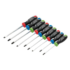 Draper Pound Thru Soft Grip Screwdriver Set (9 Piece)   13487