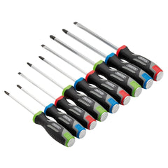 Draper Pound Thru Soft Grip Screwdriver Set (9 Piece)   13487