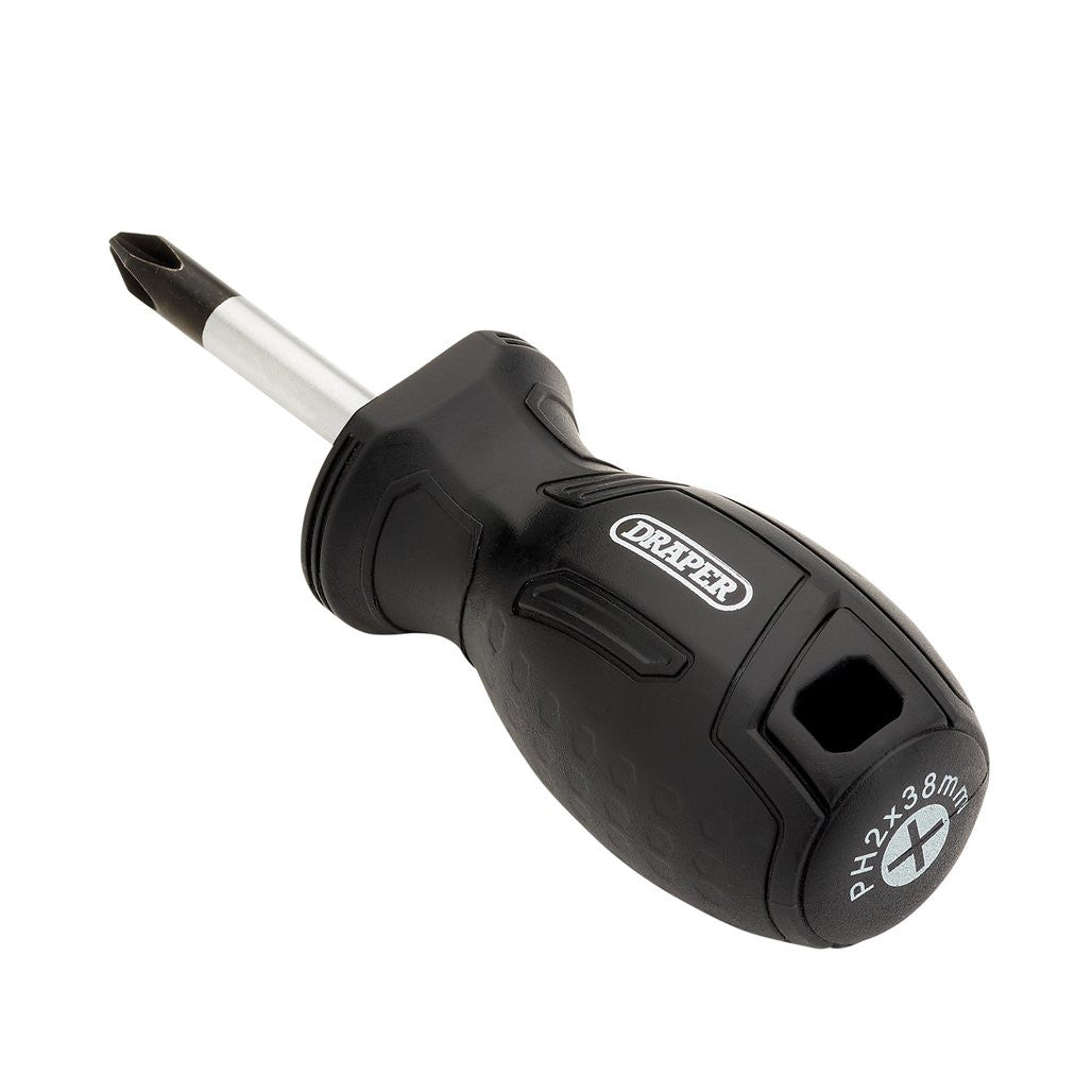 Draper Phillips Hard Grip Screwdriver, PH2 x 38mm  13490