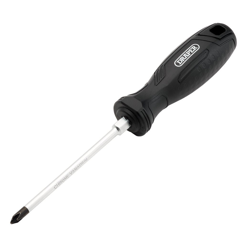 Draper Phillips Hard Grip Screwdriver, PH1 x 100mm  13492