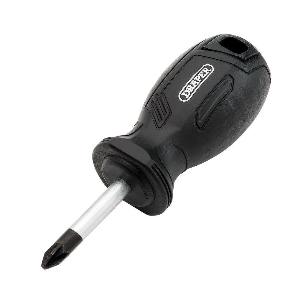 Draper Pozi Hard Grip Screwdriver, PZ2 x 38mm  13511