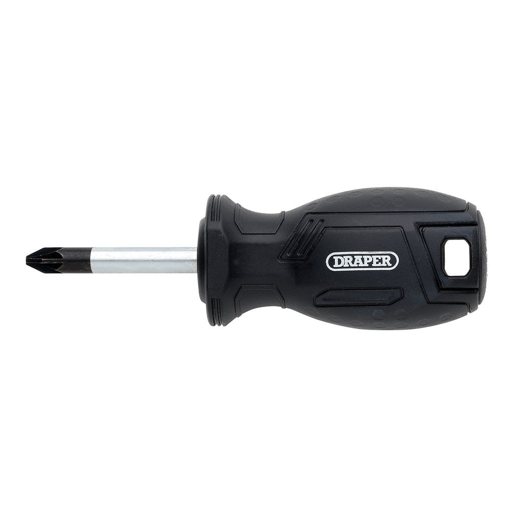 Draper Pozi Hard Grip Screwdriver, PZ2 x 38mm  13511
