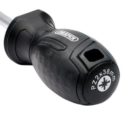 Draper Pozi Hard Grip Screwdriver, PZ2 x 38mm  13511