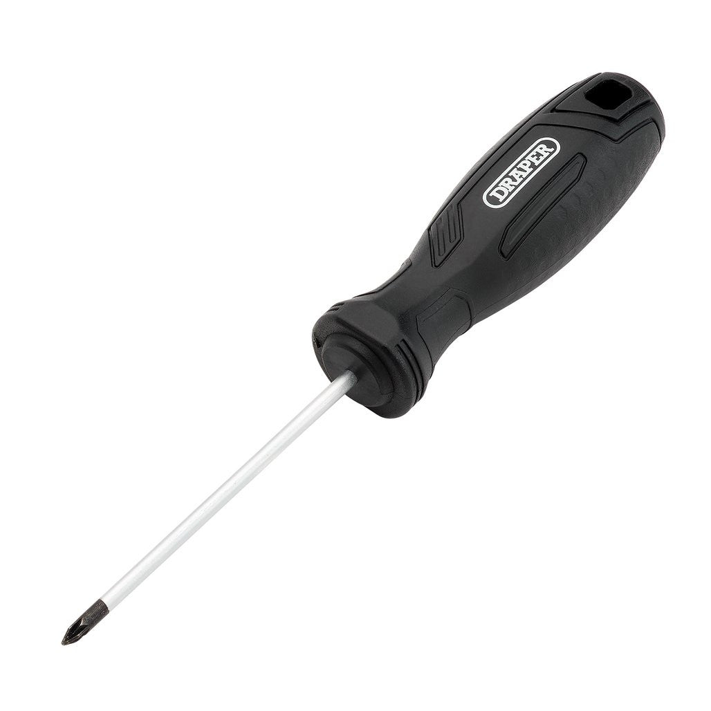 Draper Pozi Hard Grip Screwdriver, PZ0 x 75mm  13512