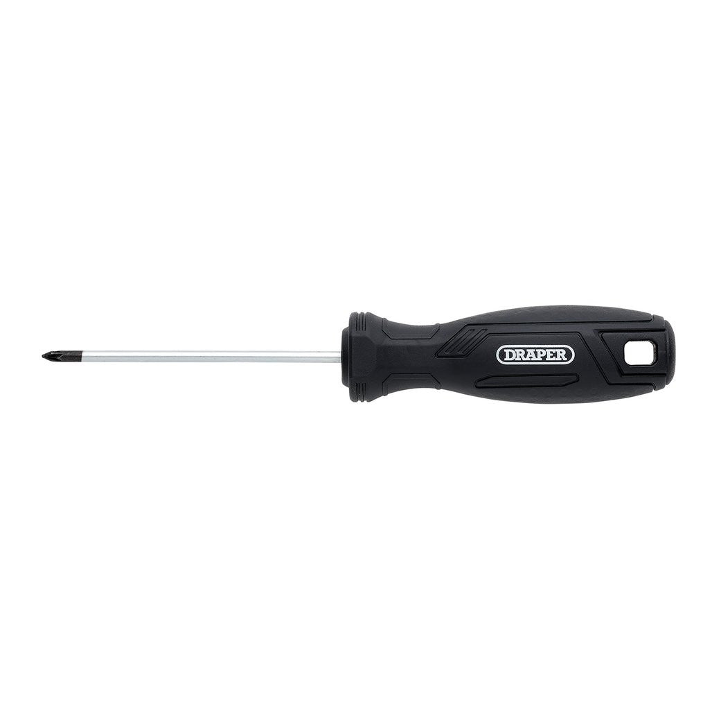 Draper Pozi Hard Grip Screwdriver, PZ0 x 75mm  13512