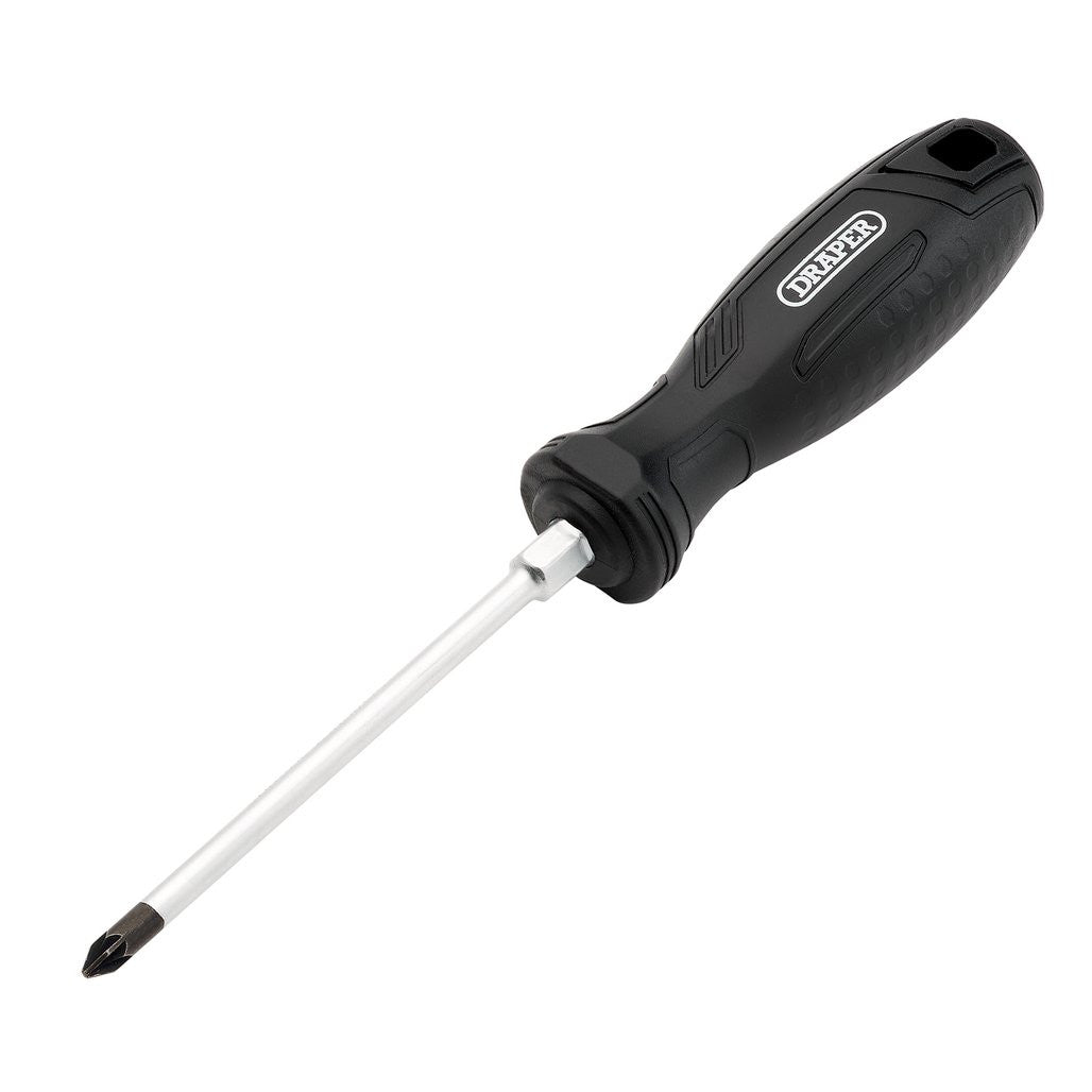 Draper Pozi Hard Grip Screwdriver, PZ1 x 100mm  13514