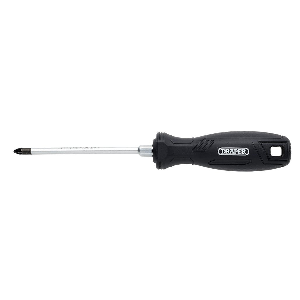 Draper Pozi Hard Grip Screwdriver, PZ1 x 100mm  13514