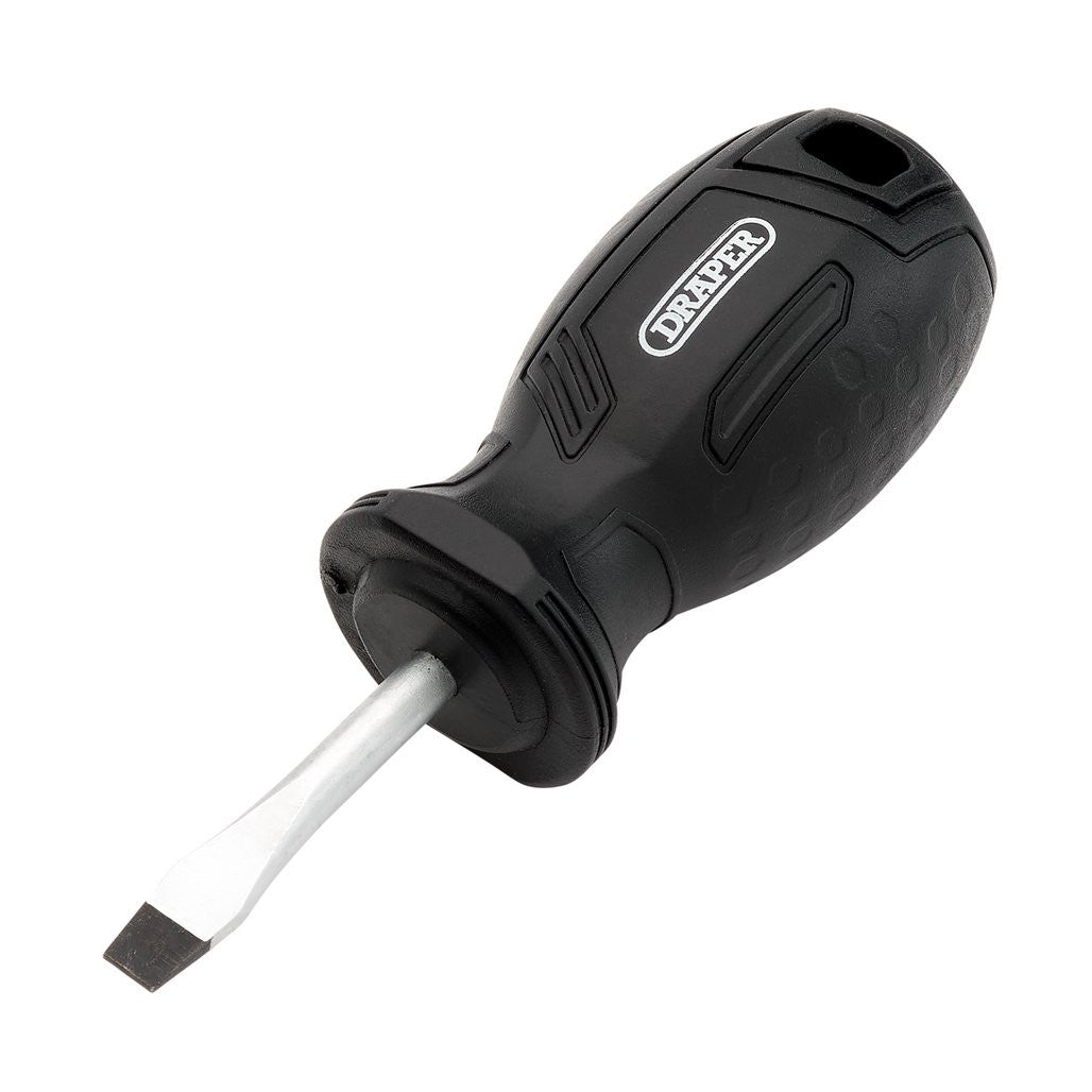 Draper Slotted Hard Grip Screwdriver, 5.5 x 38mm  13527