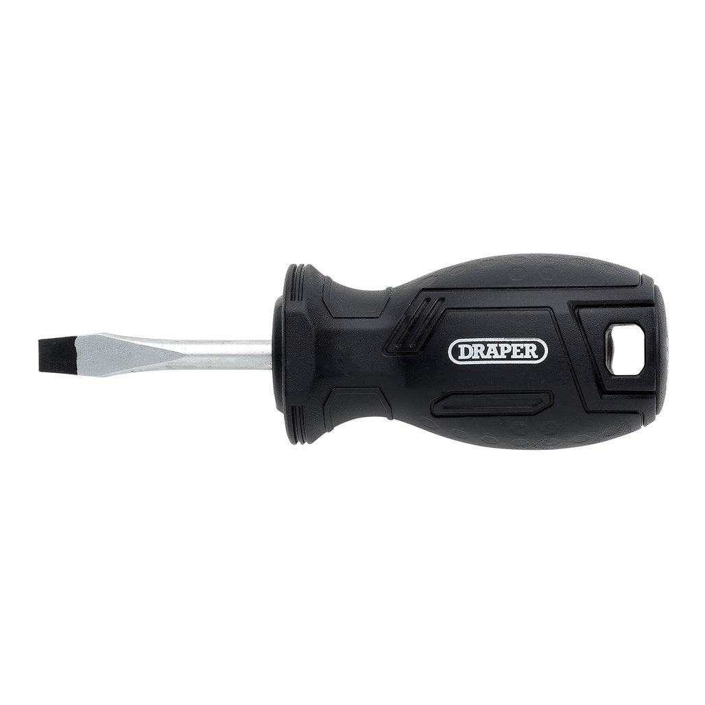Draper Slotted Hard Grip Screwdriver, 5.5 x 38mm  13527