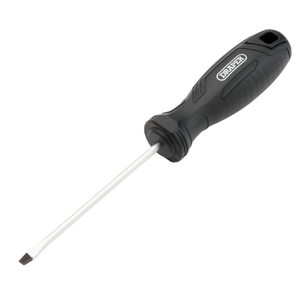 Draper Slotted Hard Grip Screwdriver, 4 x 100mm  13531