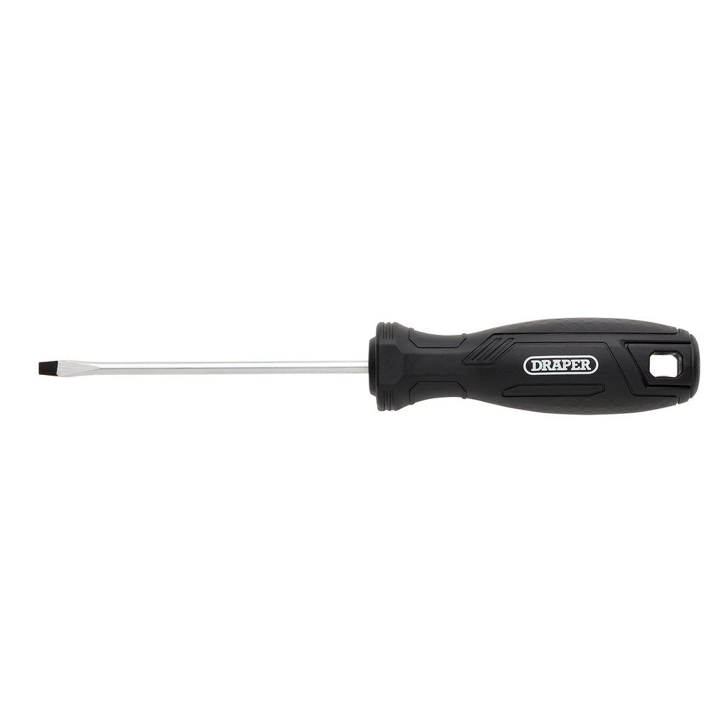 Draper Slotted Hard Grip Screwdriver, 4 x 100mm  13531