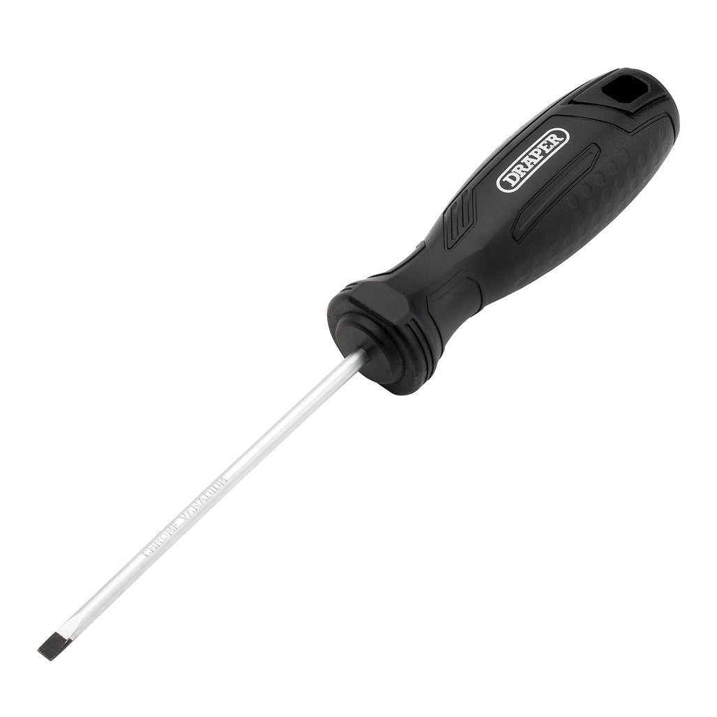 Draper Slotted Parallel Hard Grip Screwdriver, 4 x 100mm  13535