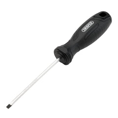 Draper Slotted Parallel Hard Grip Screwdriver, 4 x 100mm  13535