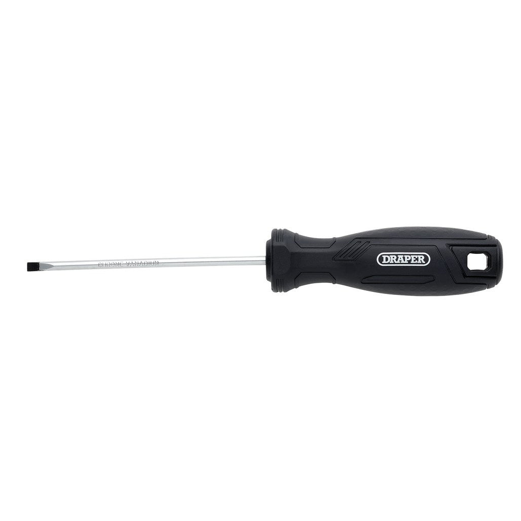 Draper Slotted Parallel Hard Grip Screwdriver, 4 x 100mm  13535
