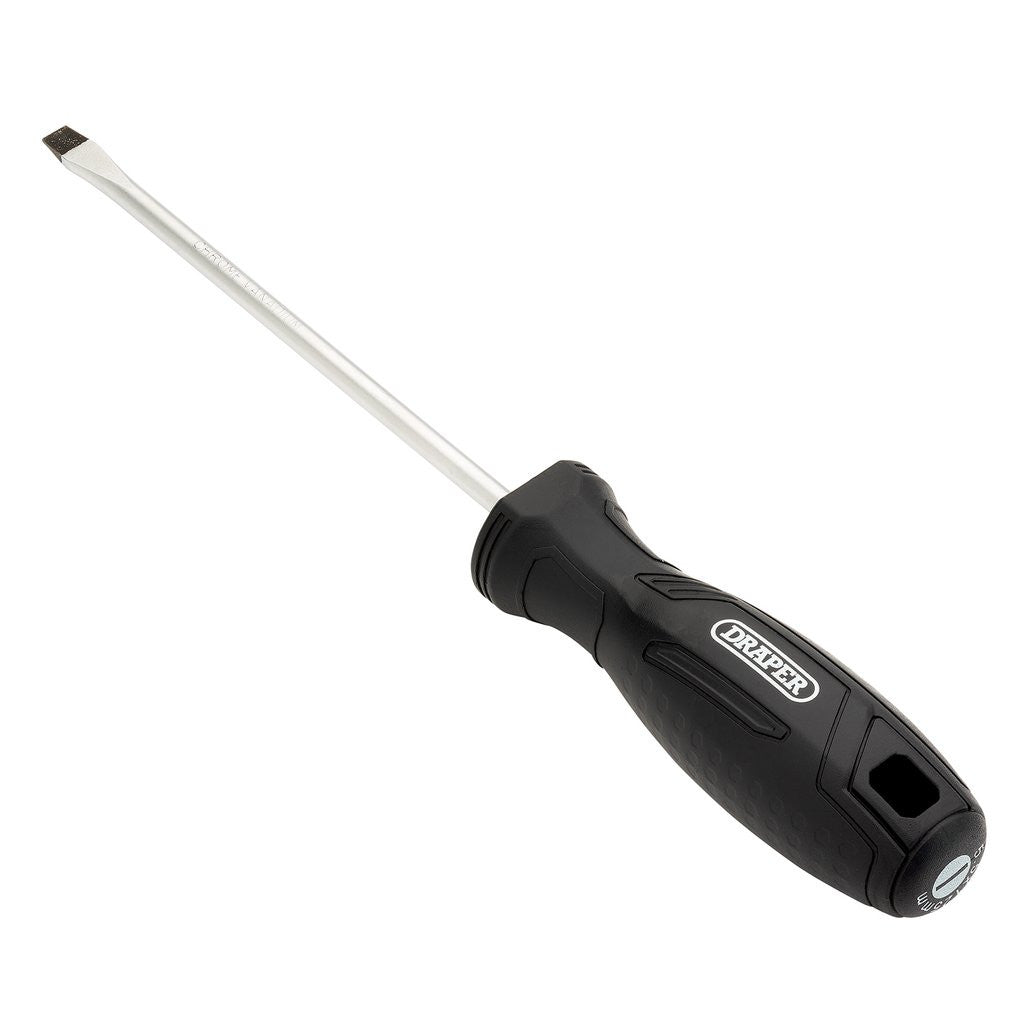 Draper Slotted Hard Grip Screwdriver, 5.5 x 125mm  13536