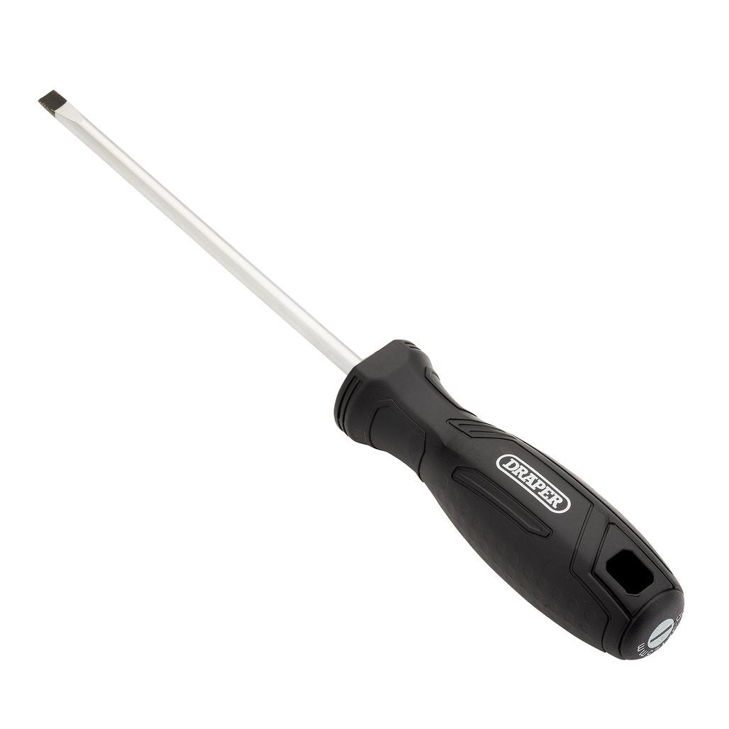 Draper Slotted Parallel Hard Grip Screwdriver, 5.5 x 125mm  13541
