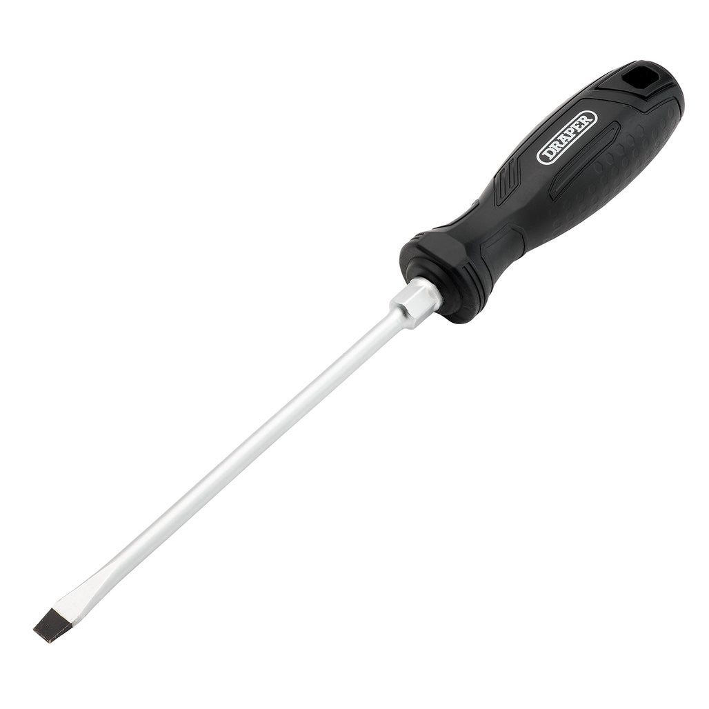 Draper Slotted Hard Grip Screwdriver, 6.5 x 150mm  13542