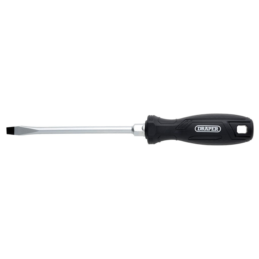 Draper Slotted Hard Grip Screwdriver, 8 x 150mm  13552