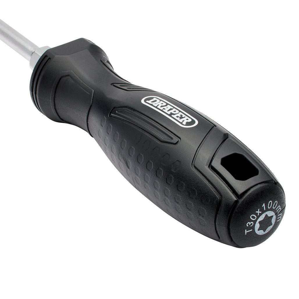 Draper TX-STAR® Hard Grip Screwdriver, T30 x 100mm  13567