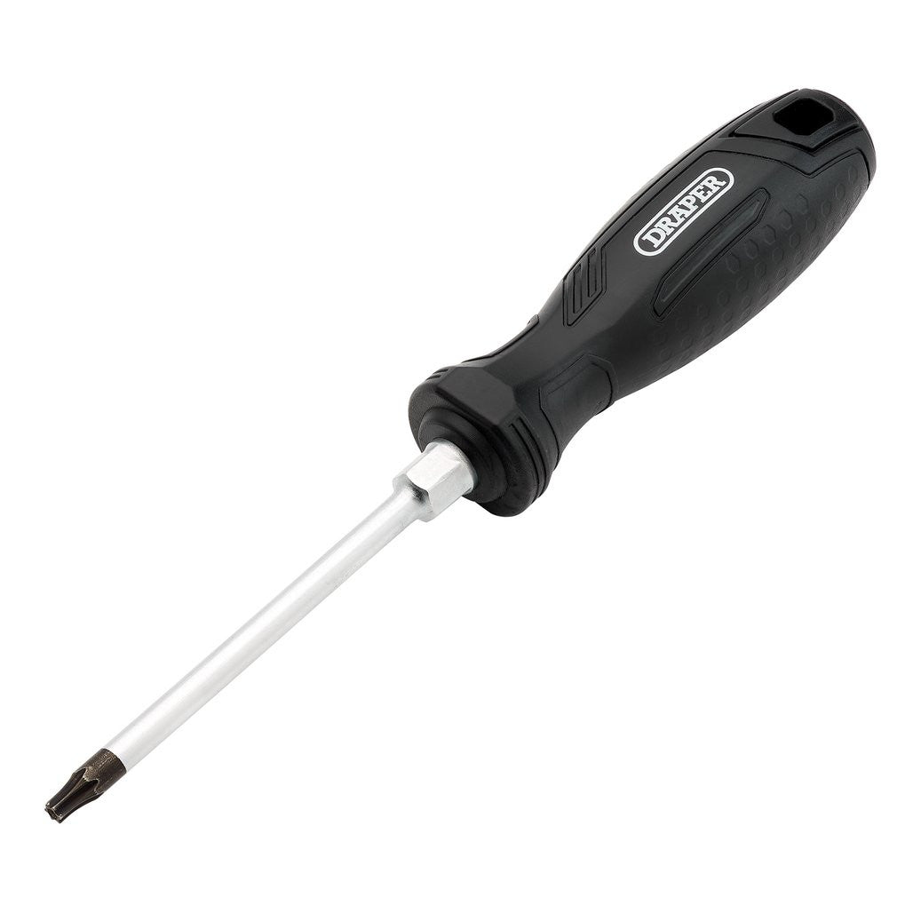 Draper TX-STAR® Tamperproof Hard Grip Screwdriver, T25H x 100mm  13573
