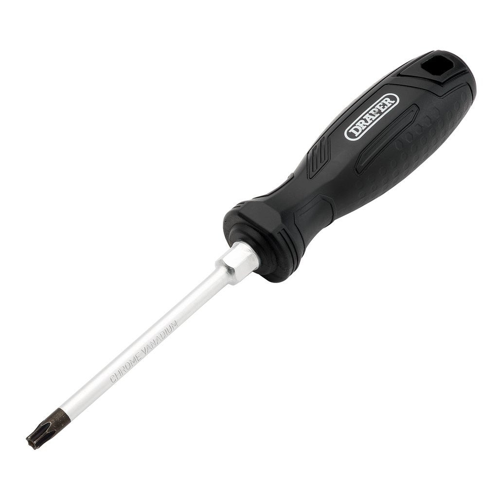 Draper TX-STAR® Tamperproof Hard Grip Screwdriver, T30H x 100mm  13576