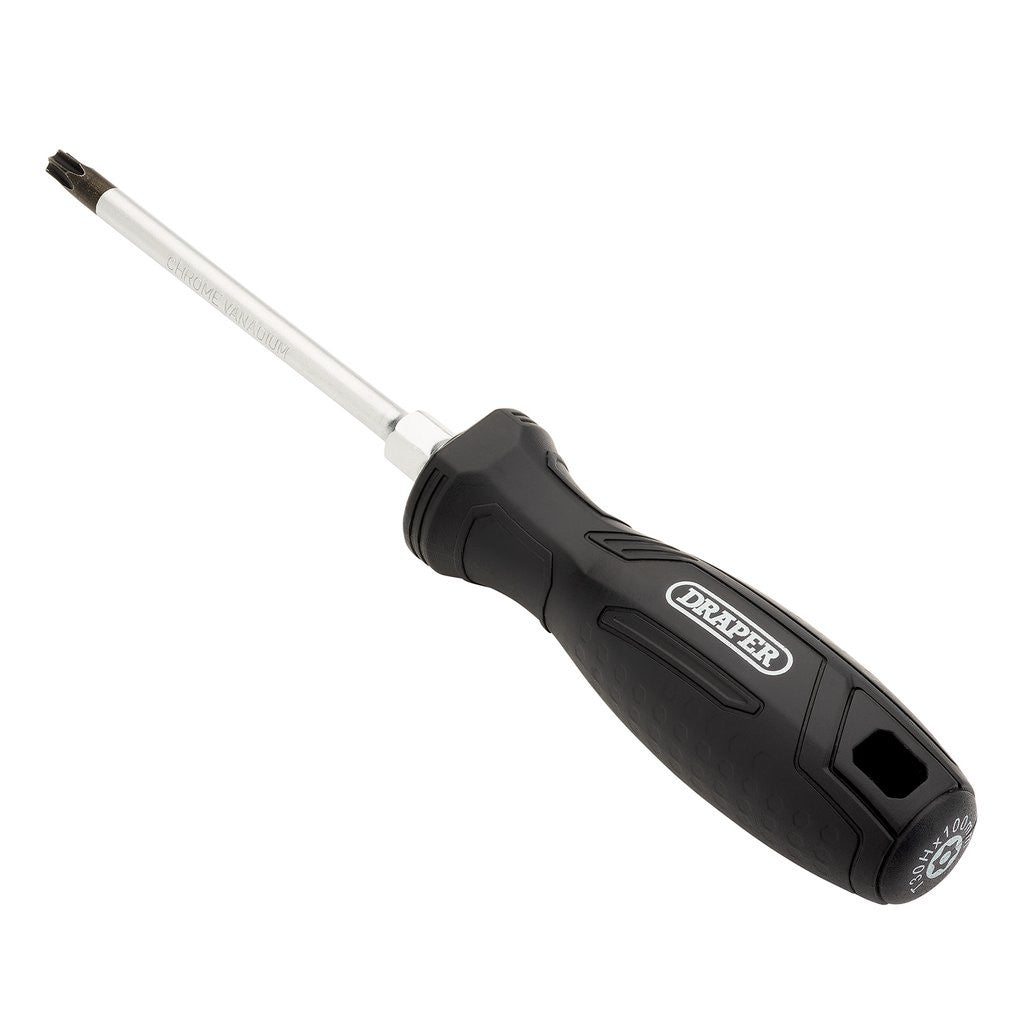 Draper TX-STAR® Tamperproof Hard Grip Screwdriver, T30H x 100mm  13576