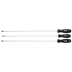 Draper Long Reach Hard Grip Screwdriver Set (3 Piece)  13580