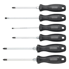 Draper Hard Grip Screwdriver Set (6 Piece)  13582