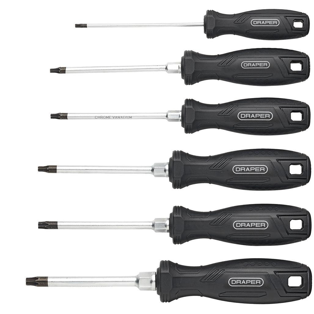 Draper TX-STAR® Hard Grip Screwdriver Set (6 Piece)  13585