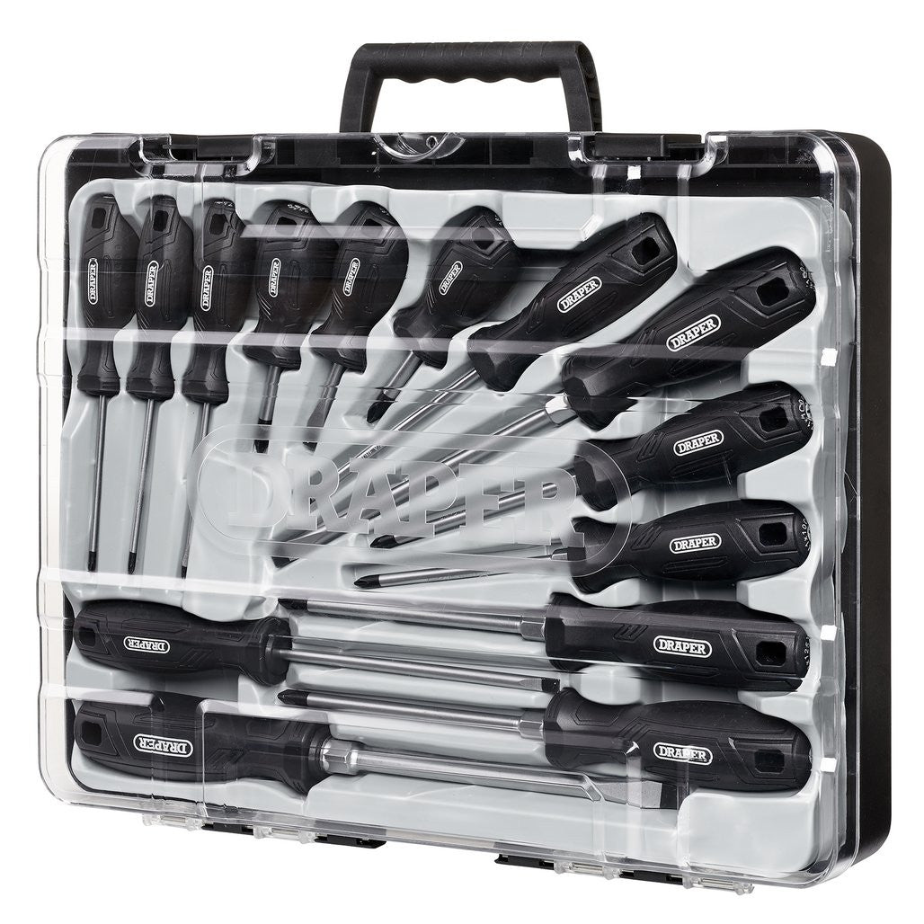 Draper Hard Grip Screwdriver Set (14 Piece)  13587