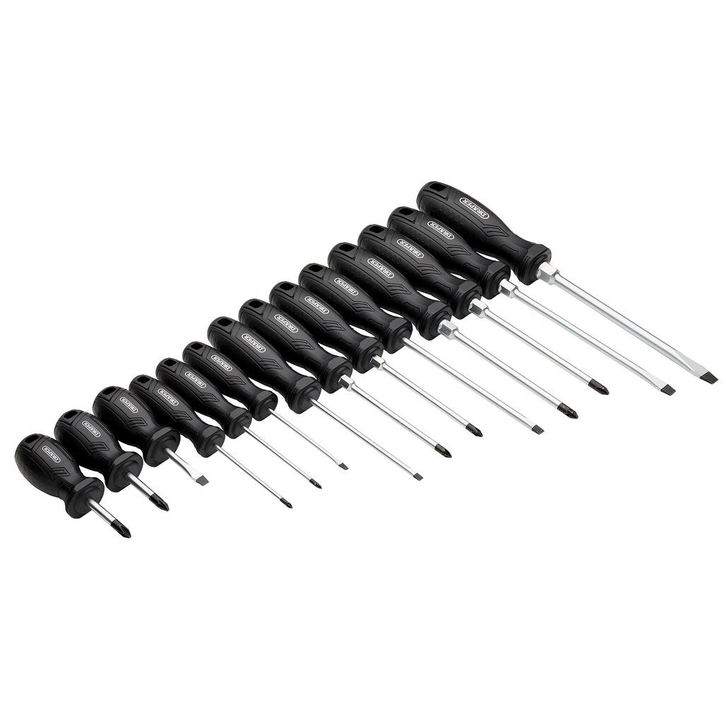 Draper Hard Grip Screwdriver Set (14 Piece)  13587