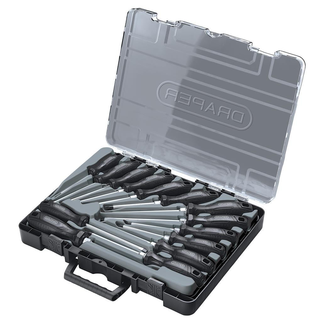 Draper Hard Grip Screwdriver Set with TX-STAR® (14 Piece)  13588