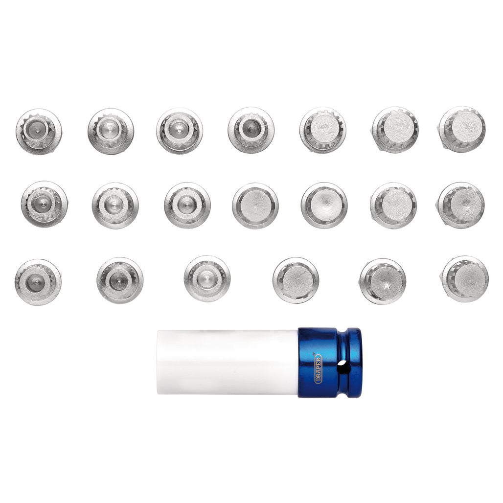 Draper BMW Locking Wheel Socket Set (21 Piece) 13599