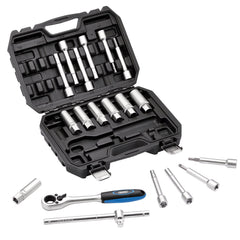 Draper Shock Absorber Strut Nut Kit, 1/2" Sq. Dr. (19 Piece) 13604